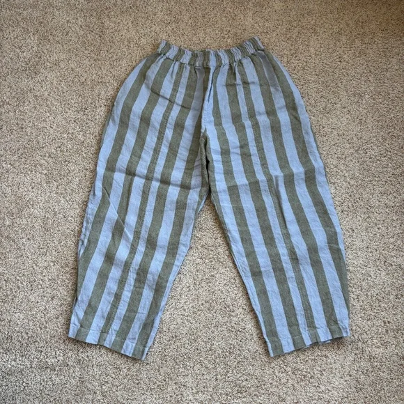 Beyond Nine Mabel Pants in Meadow Stripe XXS - Picture 2 of 7